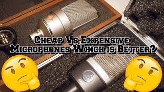 Cheap Vs Expensive Microphones Which is Better TLM 103 Akg C214 Akg P220 [upl. by Naihtniroc339]