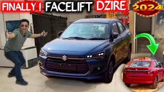 MARUTI DZIRE FACELIFT 2024  FACELIFT DZIRE 2024 AT DEALERSHIP  DZIRE NEW MODEL NarrusAutovlogs [upl. by Larrie]