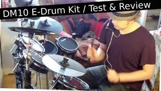 Alesis DM10 EDrum Kit  Elektronisches Schlagzeug  Electronic Drumset Test amp Review [upl. by Ytisahcal]