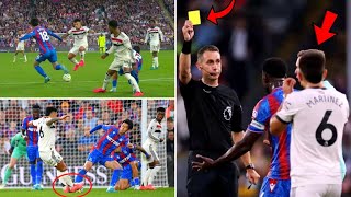 Why Lisandro Martinez Wasnt Sent Off During Manchester United Draw At Crystal Palace [upl. by Labana]