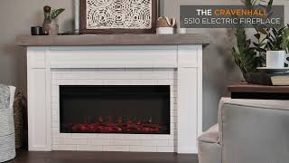 Real Flame Cravenhall Landscape Electric Fireplace [upl. by Leina]