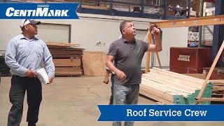 Roof Service Crew  Get to Know CentiMarks Commercial Roofers [upl. by Yehtomit417]