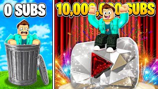 BECOMING THE MOST FAMOUS 😎 IN YOUTUBER TYCOON ROBLOX [upl. by Linell]