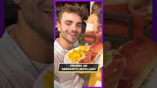 🥖🥓 Pruebo un SERRANITO en SEVILLA romancito comidaespañola españa viajes sevilla andalucia [upl. by Eel]