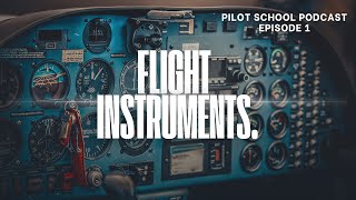 Flight Instruments  E1  The Pilot School Podcast  Private Pilot License [upl. by Secunda]