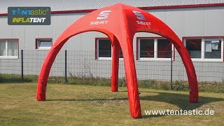 Aufbauvideo 1  Tentastic Inflatent  das aufblasbare Eventzelt [upl. by Nepets847]