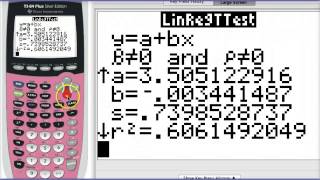 Linear Regression TTest amp Interval [upl. by Helali]