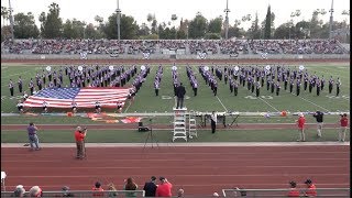 Louisburg HS Marching Wildcat Band  2018 Pasadena Bandfest [upl. by Darsie]