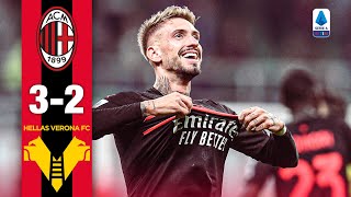 What a Comeback  AC Milan 32 Hellas Verona  Highlights Serie A [upl. by Jaquiss]