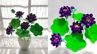 Diy Pistachio Shell Craft  Pista Shell Lotus Flower 🪷 [upl. by Leiso]