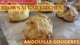 Andouille Gougères  Brown Sugar Kitchen  EASY [upl. by Nytsirc]