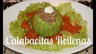 Calabacitas Rellenas con carne de res molida  Suscríbete a Cocinar Enamora [upl. by Stark]