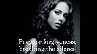 Alicia Keys  Pray For Forgiveness Lyrics On Screen [upl. by Anertac]