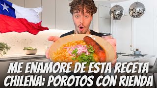 JAMAS pensé que esta COMIDA CHILENA seria TAN BUENA hice y probé por primera vez POROTOS con RIENDAS [upl. by Bensky]