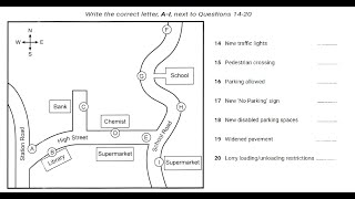 IELTS Listening Map with Answers and Script  Proposed Traffic Changes in Granford [upl. by Airdnua895]