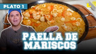 Paella de Mariscos 🥘🦐  El Gran Chef Famosos [upl. by Helge]