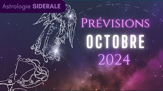 Prévisions OCTOBRE 2024Astrologie SIDERALE [upl. by Jaquiss]