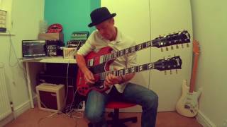 Stairway To Heaven live solo  TSRTS  Chibson double neck EDS 1275  Iron Gear Rolling Mill Pickups [upl. by Dedrick186]