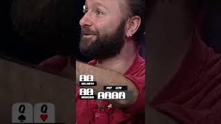 Negreanu takes out Hellmuth and he loves It 🤣 shorts [upl. by Bernardine]