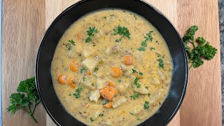 The Best Hamburger Potato Soup Recipe [upl. by Antonina919]