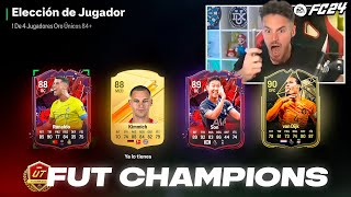 ABRO MIS RECOMPENSAS DEL FUT CHAMPIONS CON PLATAS [upl. by Ehtylb]