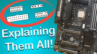 Motherboard Connections Explained [upl. by Engis]