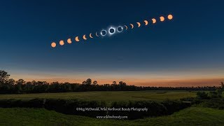 The 2017 Total Solar Eclipse Wide Angle and Telescope HD Time Lapse [upl. by Aisayt823]