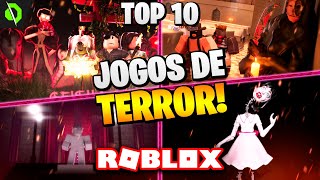 ASSUSTADORES TOP 10 JOGOS de TERROR mais MEDONHOS do ROBLOX Parte 2 [upl. by Kubiak]