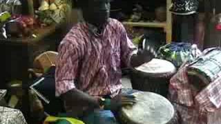 Djembe Master Abraham Mensah At Baobab Jungle Part 2 [upl. by Nurse]