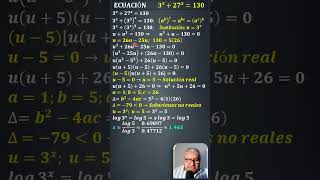 Ecuación EXPONENCIAL Enimágtica de Olimpíada Matemática [upl. by Nwhas]