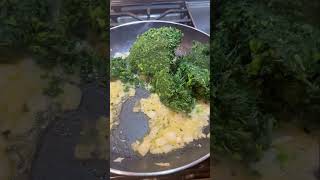 Easy creamed spinach shorts [upl. by Ssew]