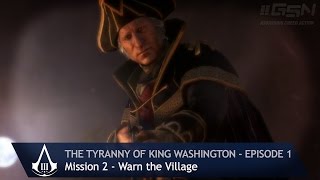 Assassins Creed 3  The Tyranny of King Washington  Mission 2 Warn the Village 100 Sync [upl. by Clarine]