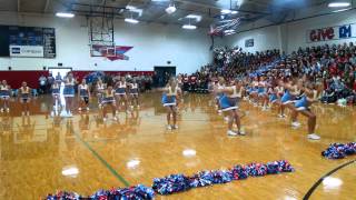 LHS Cheerleaders 911 routine 2015 [upl. by Hueston]