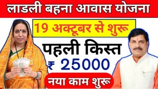 Ladli Behna Awas Yojana Mp 2024 ladli behna awas yojana update  Pm awas Yojana new update [upl. by Leavy640]