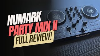 Numark Party Mix II Review  DJ Controller w Party Lights [upl. by Aciretal]