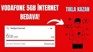 VODAFONE GÜNLÜK 5GB BEDAVA İNTERNET KAMPANYASI 2023  YENİ VİDEO [upl. by Tamera]