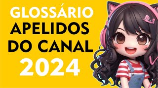 DRAMA LISTA Glossário de Apelidos do Canal 2024 Dramas Chineses termos e carimbos do canal [upl. by Ydor]