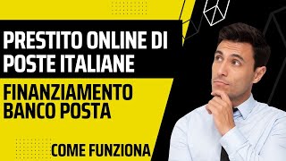 PRESTITO POSTE ITALIANE BANCOPOSTA ONLINE TASSO INTERESSE SETTEMBRE 2023 iprestitionline [upl. by Aprilette]