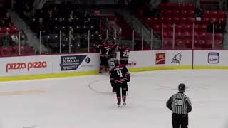 Adrian Valigura 2nd goal in season RouynNoranda Huskies QMJHL 1920 [upl. by Brianne]