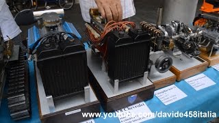 SOUND Running miniature handmade engines [upl. by Aldercy]