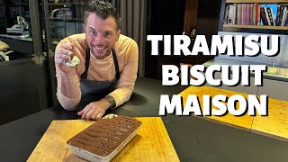 RECETTE DE NORBERT  TIRAMISU BISCUIT MAISON [upl. by Buddie855]