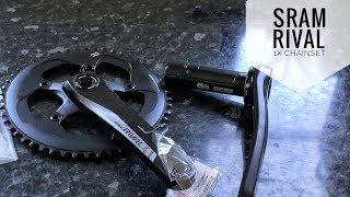 SRAM Rival 1x Chainset Unboxing [upl. by Volny]