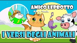 I VERSI DEGLI ANIMALI per bambini  Con Amico Leprotto [upl. by Letta750]