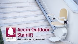 Acorn Outdoor Stairlift  Get outdoors this summer [upl. by Eima628]