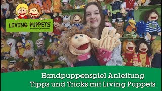 Handpuppenspiel Anleitung  Tipps und Tricks mit Living Puppets [upl. by Eilrebmik]