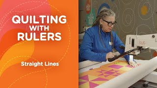 Longarm quilting tutorial straight lines [upl. by Imtiaz]