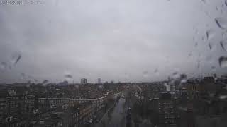 London snow due to warm front timelapse [upl. by Prentice25]