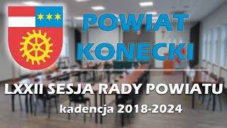 Powiat Konecki  LXXII Sesja Rady Powiatu w Końskich 19042024 [upl. by Llednov]