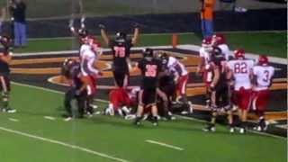 Carthage Bulldogs at Gilmer Buckeyes  Oct 14 2011 [upl. by Ariaec]