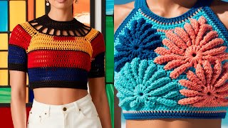 10 Stunning Crochet Crop Top Designs That Will Inspire Your Next Fashion Collection [upl. by Yrehc822]